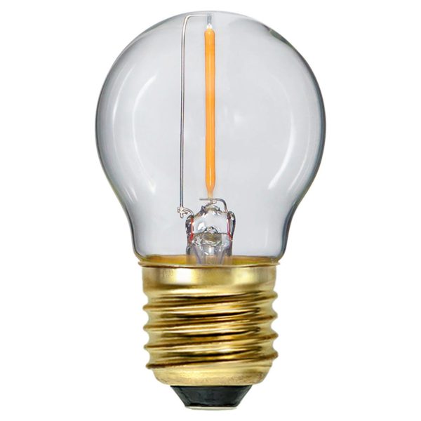 LED lemputė girliandai G45 SOFT GLOW, 0.8W / 2100K / E27  