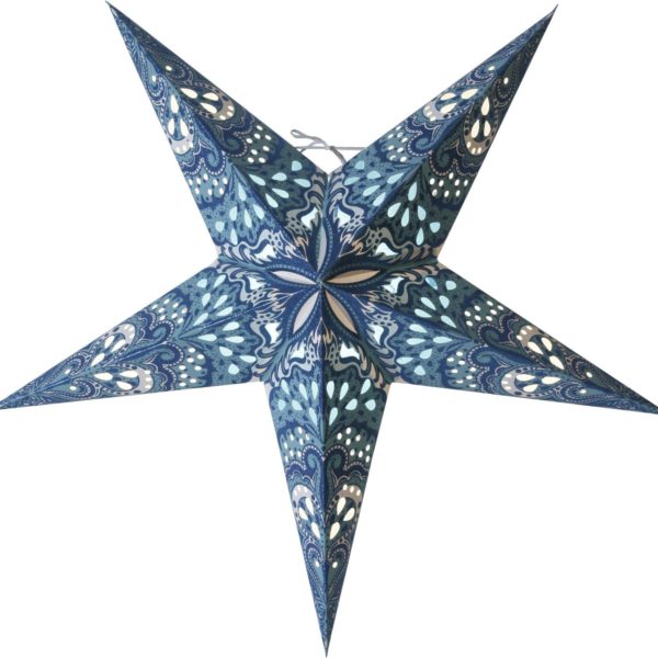 Popierinė žvaigždė BLUE BLAZE  60CM  