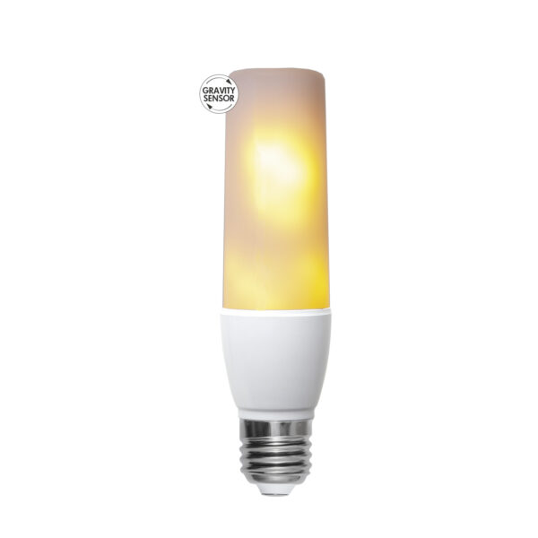 LED lemputė - liepsnos imitacija T45 FLAME, 2.4W-5.9W / 1800K / E27  