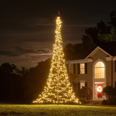 Girlianda 6m vėliavos stovui FAIRYBELL 900LED