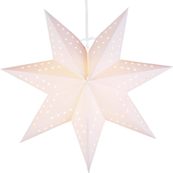Popierinė žvaigždė BOBO WHITE 34CM  
