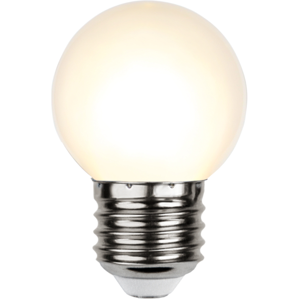 LED lemputė girliandai G45, 1W / 2700K / E27  