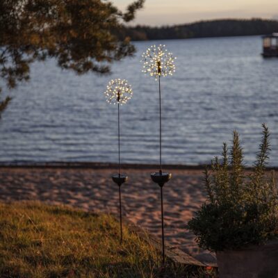 led light solar pukelis zibintas saules baterija lauko dekoras 481-78