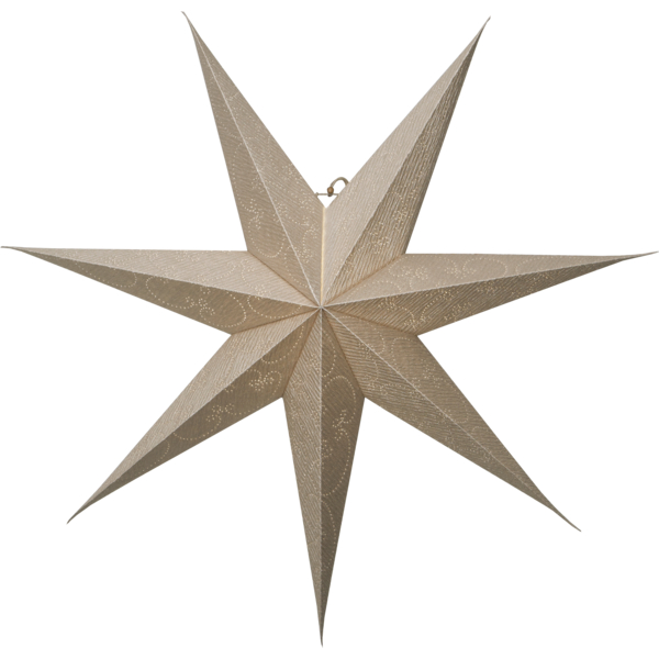 Popierinė žvaigždė DECORUS GOLD 75CM  
