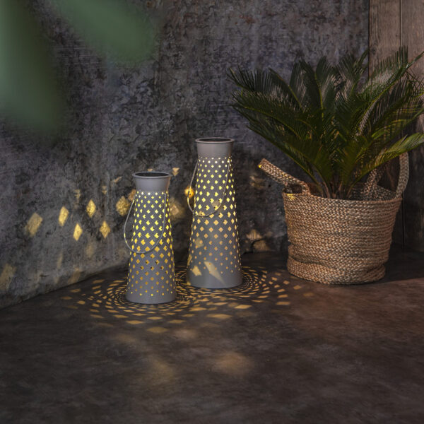 482-68 sodo dekoracija su saules baterija romby solar