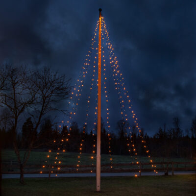 Girlianda 7m vėliavos stovui GOLDEN LIGHTS 360LED