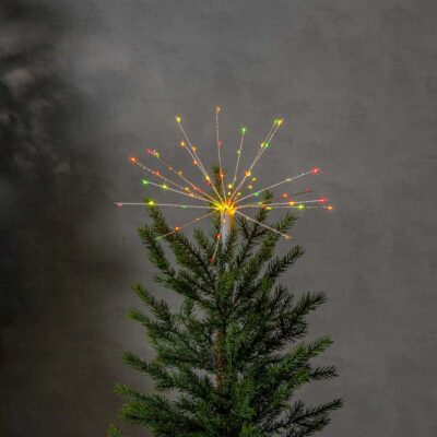 Šviečianti žvaigždė eglės viršūnei FIREWORK TOPSTAR