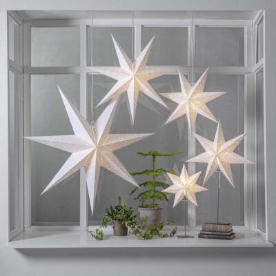Popierinė žvaigždė SENSY WHITE 70CM