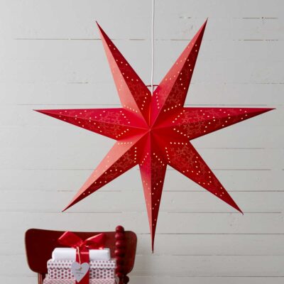 Popierinė žvaigždė SENSY RED 70CM
