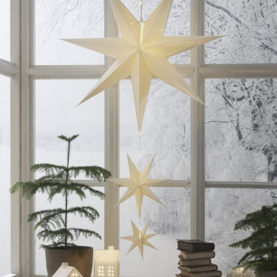 Popierinė žvaigždė CASSIE WHITE 3