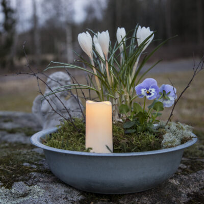 Lauko LED žvakė SERENE 10CM