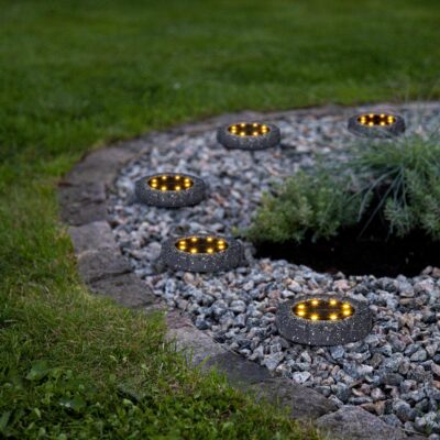 2 lauko žibintai su saulės baterija GRASS LIGHT