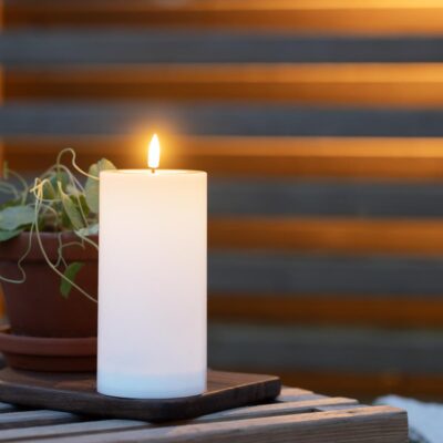 Lauko žvakė su saulės baterija SAUL 17CM