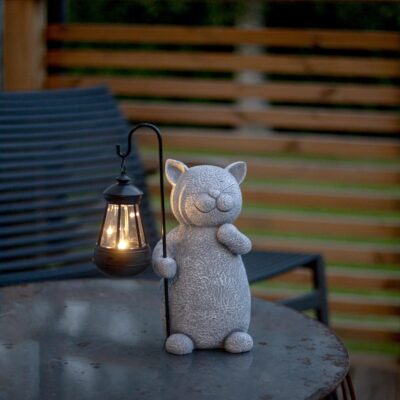 Šviečianti lauko dekoracija su saulės baterija SMILA